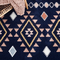 Safavieh Marrakesh Mrk606N Navy/Multi Area Rug