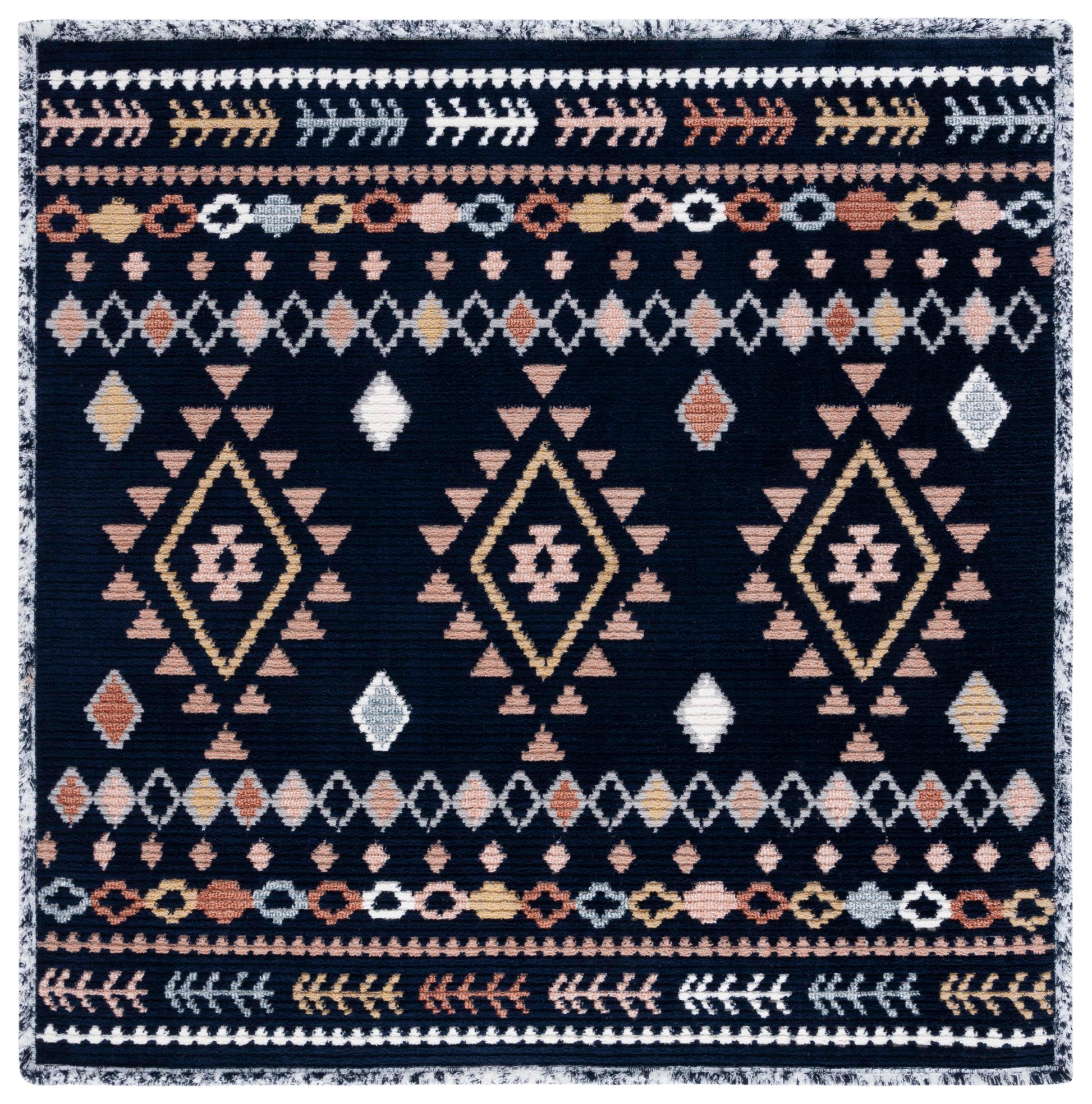 Safavieh Marrakesh Mrk606N Navy/Multi Area Rug