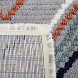 Safavieh Marrakesh Mrk608G Grey/Blue Rust Rug.