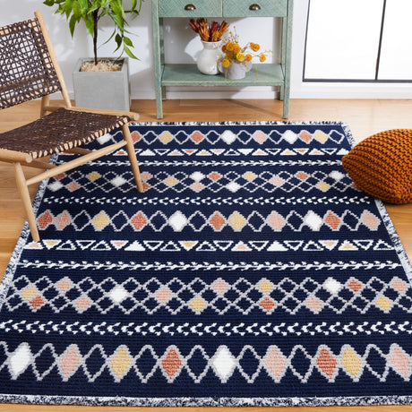 Safavieh Marrakesh Mrk610N Navy/Multi Rug.