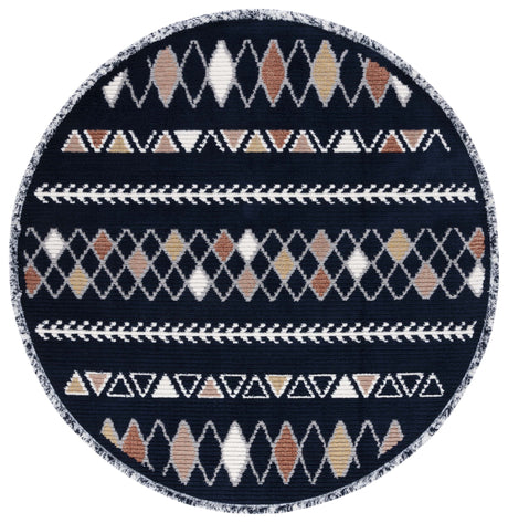 Safavieh Marrakesh Mrk610N Navy/Multi Rug.