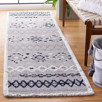 Safavieh Marrakesh Mrk612F Grey/Navy Area Rug