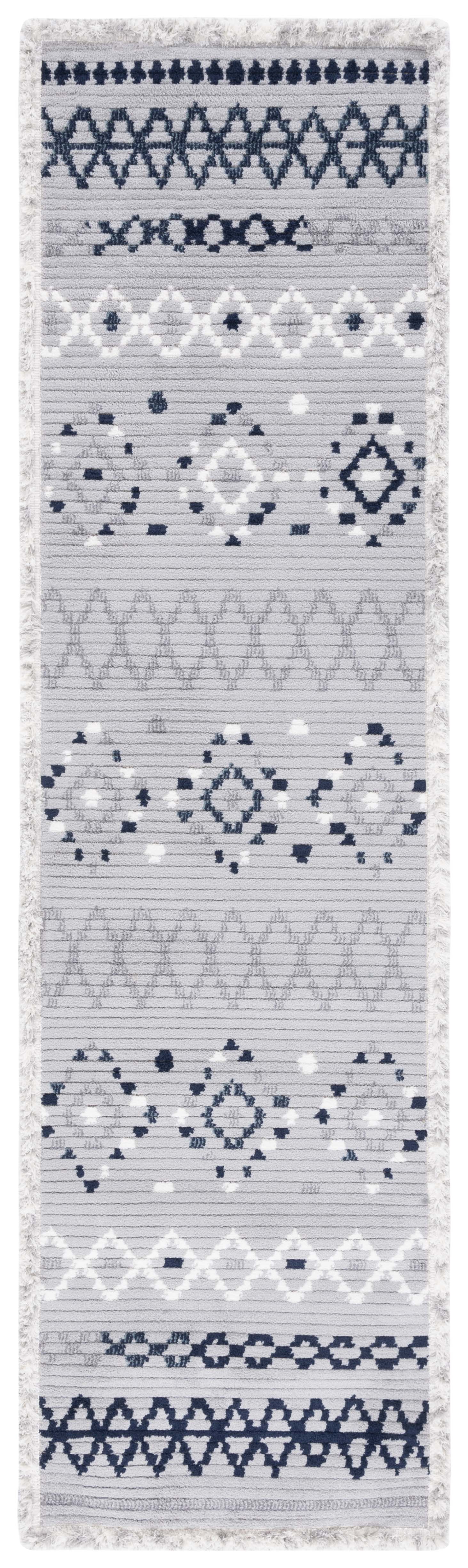 Safavieh Marrakesh Mrk612F Grey/Navy Area Rug