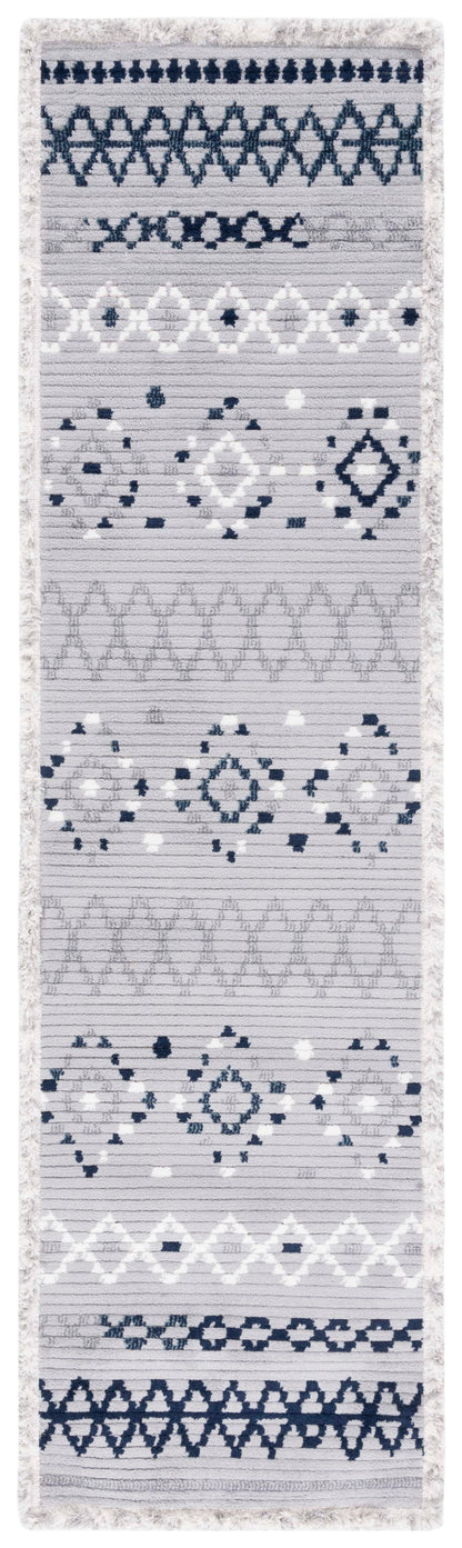 Safavieh Marrakesh Mrk612F Grey/Navy Area Rug