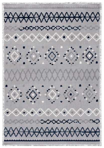 Safavieh Marrakesh Mrk612F Grey/Navy Area Rug