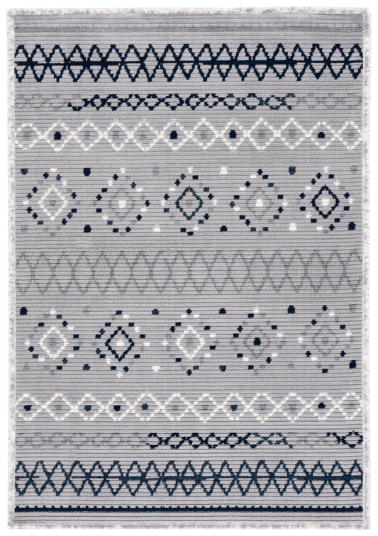 Safavieh Marrakesh Mrk612F Grey/Navy Area Rug