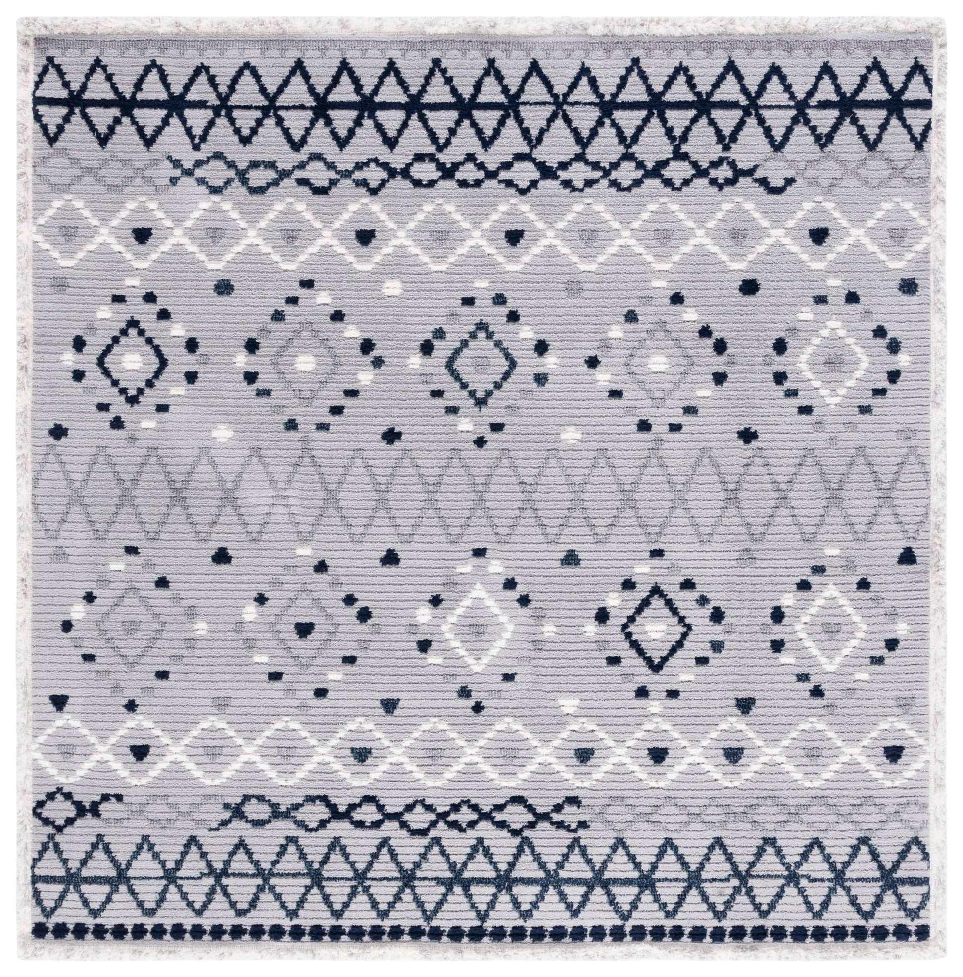 Safavieh Marrakesh Mrk612F Grey/Navy Area Rug