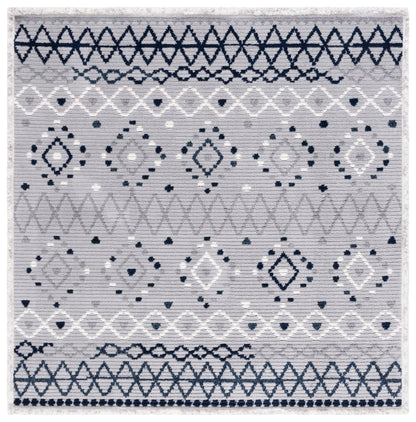 Safavieh Marrakesh Mrk612F Grey/Navy Area Rug