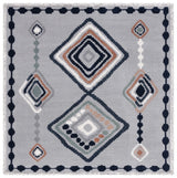 Safavieh Marrakesh Mrk616F Grey/Blue Rust Rug.