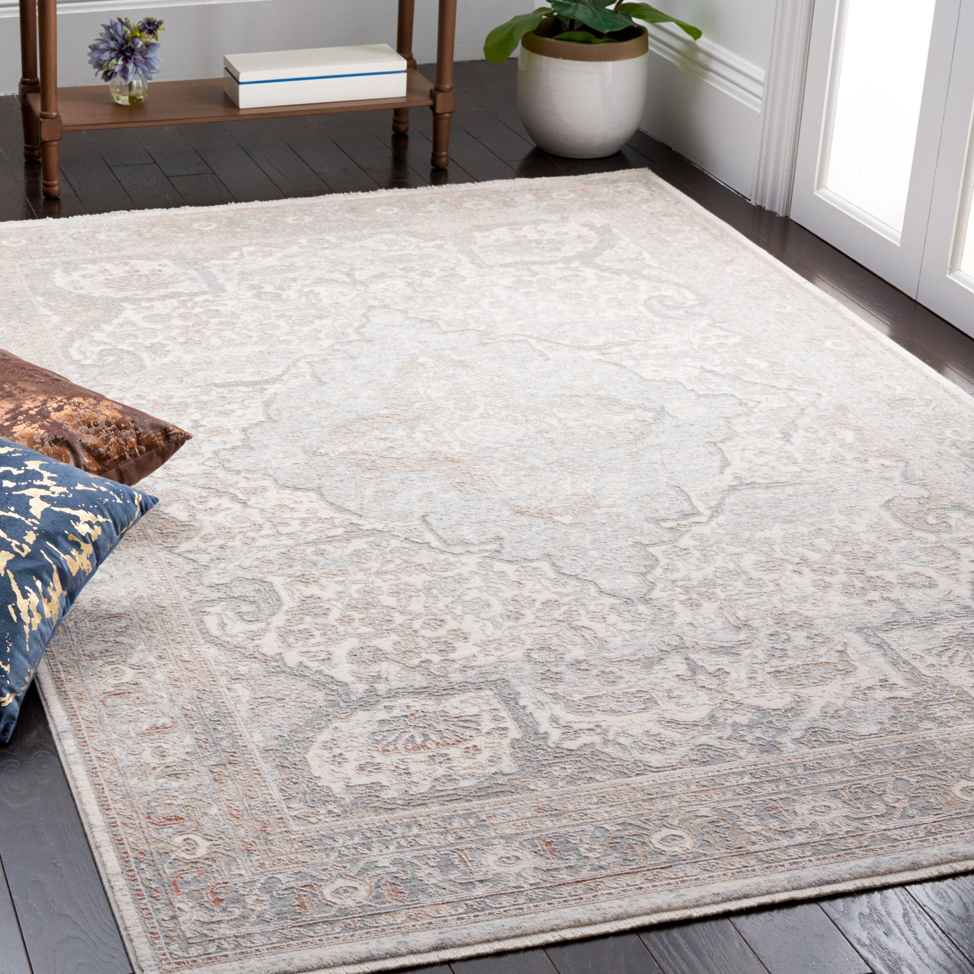 Safavieh Marmara Mrm318B Beige/Light Blue Area Rug