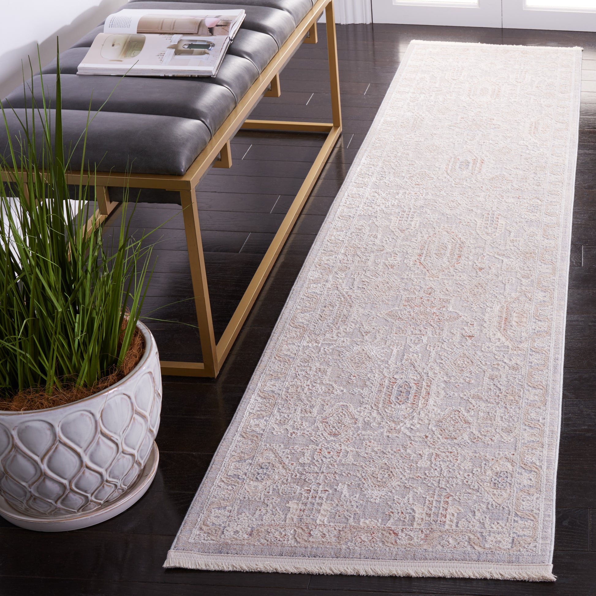 Safavieh Marmara Mrm322F Grey/Blue Rust Area Rug