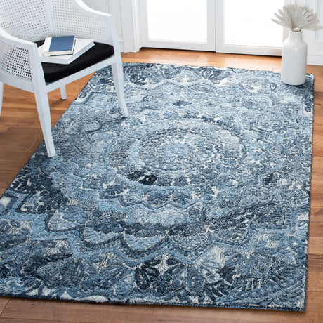 Safavieh Marquee Mrq110N Blue/Grey Area Rug