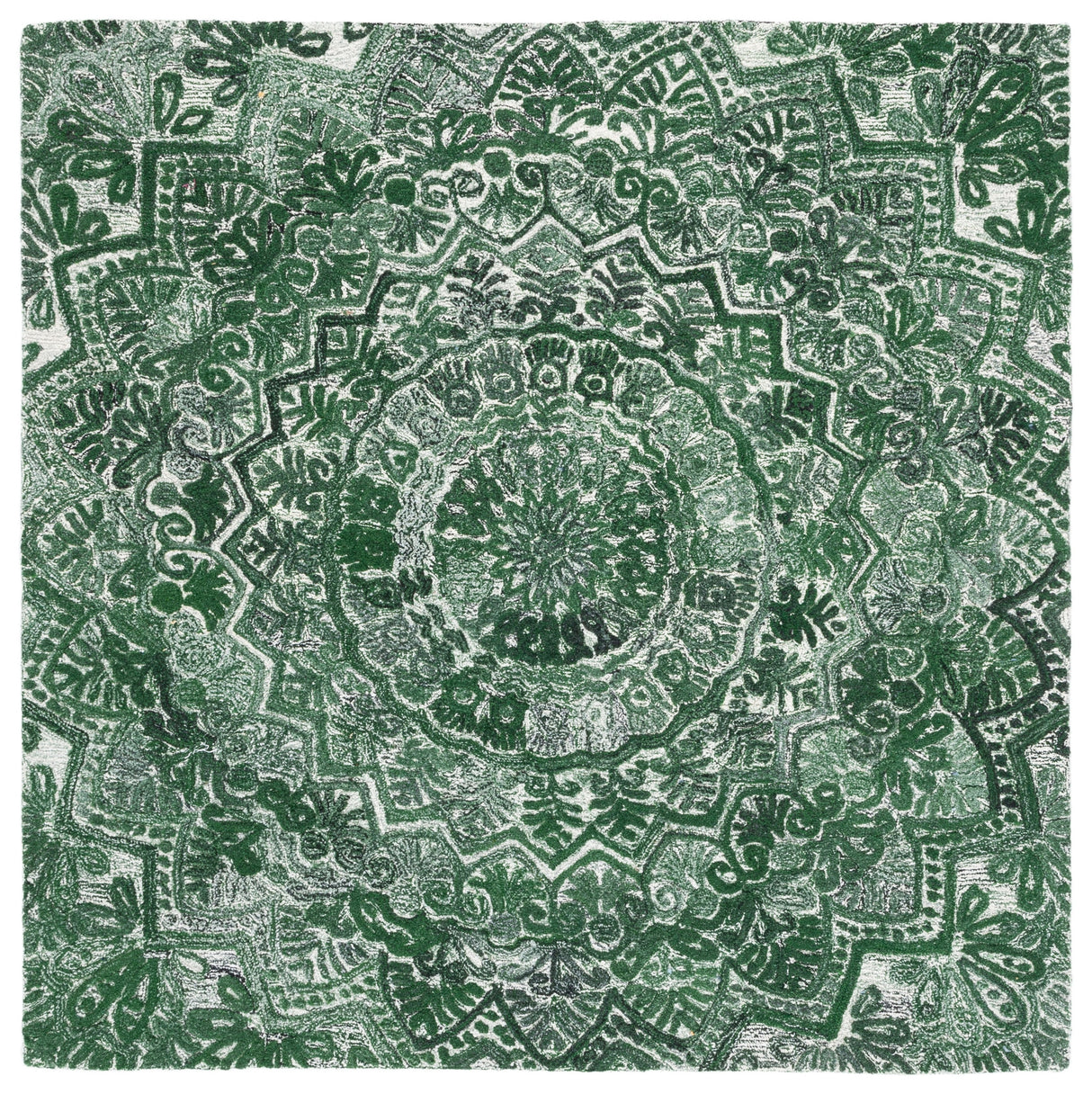Safavieh Marquee Mrq110Y Green/Ivory Rug.