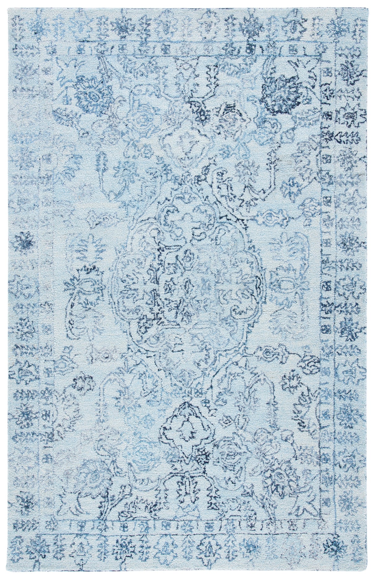 Safavieh Marquee Mrq112J Light Blue/Navy Rugs.
