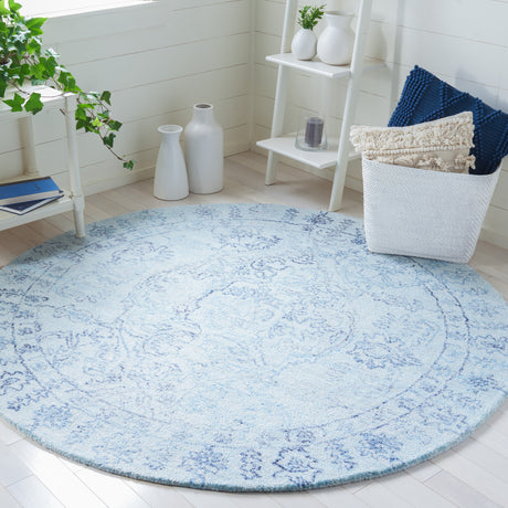 Safavieh Marquee Mrq112J Light Blue/Navy Area Rug