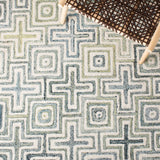 Safavieh Marquee Mrq113A Ivory/Blue Rugs.