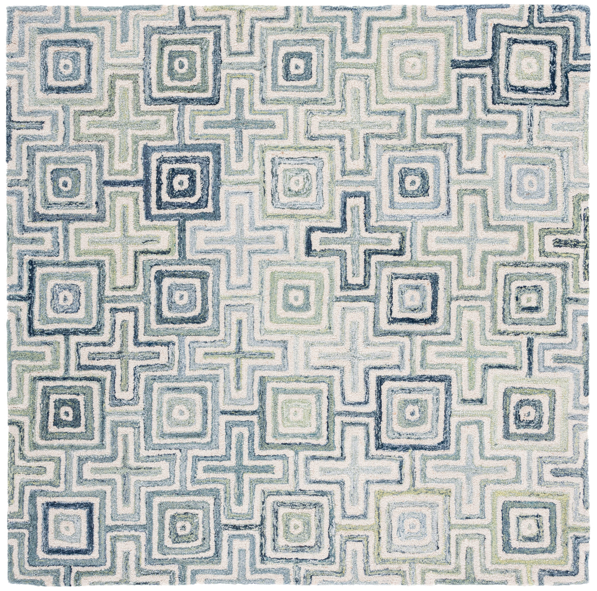 Safavieh Marquee Mrq113A Ivory/Blue Rugs.