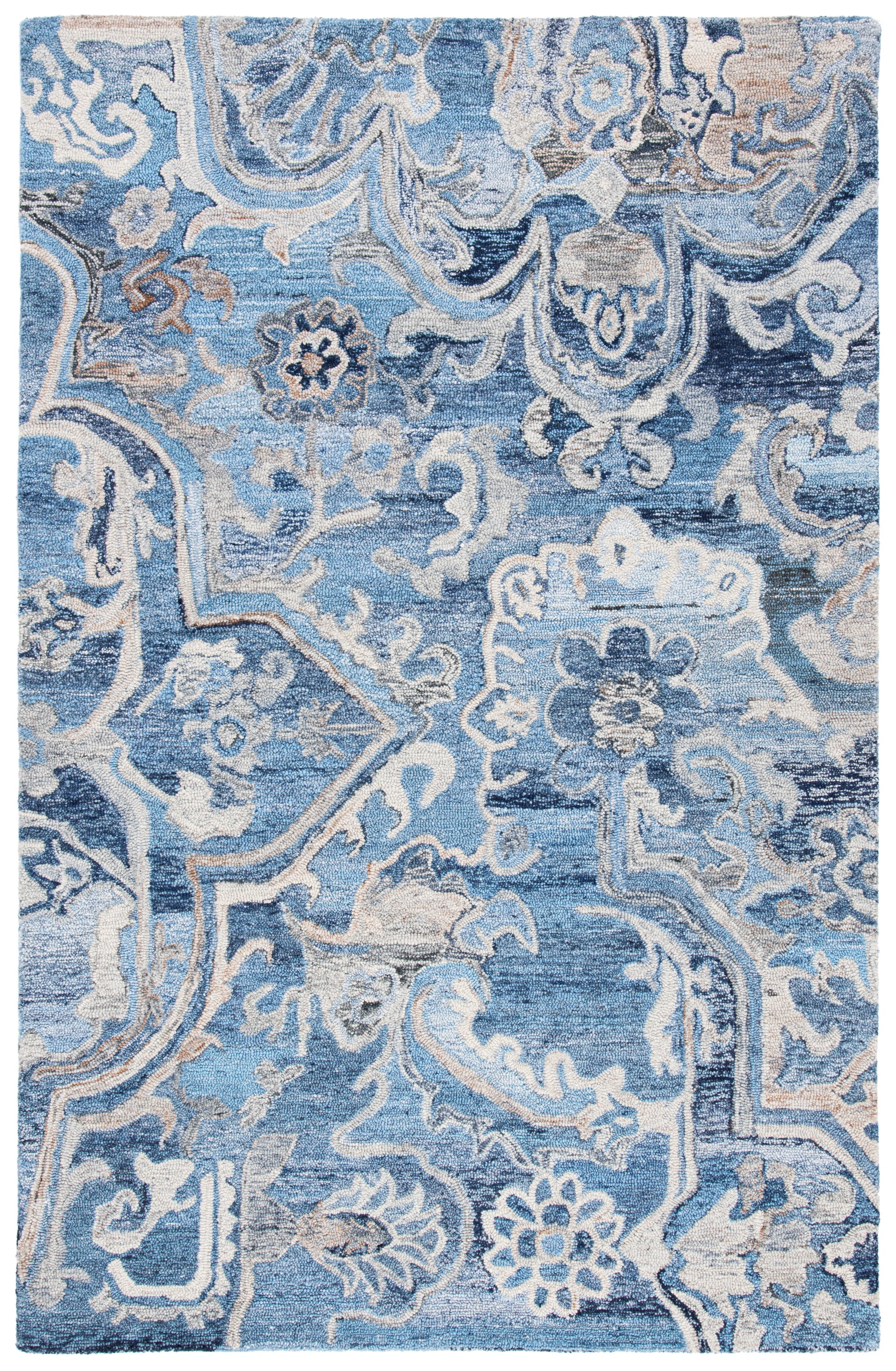 Safavieh Marquee Mrq116M Blue/Grey Area Rug