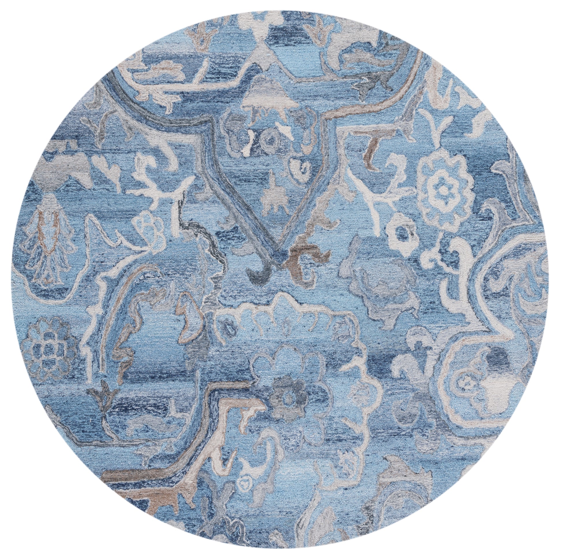 Safavieh Marquee Mrq116M Blue/Grey Area Rug