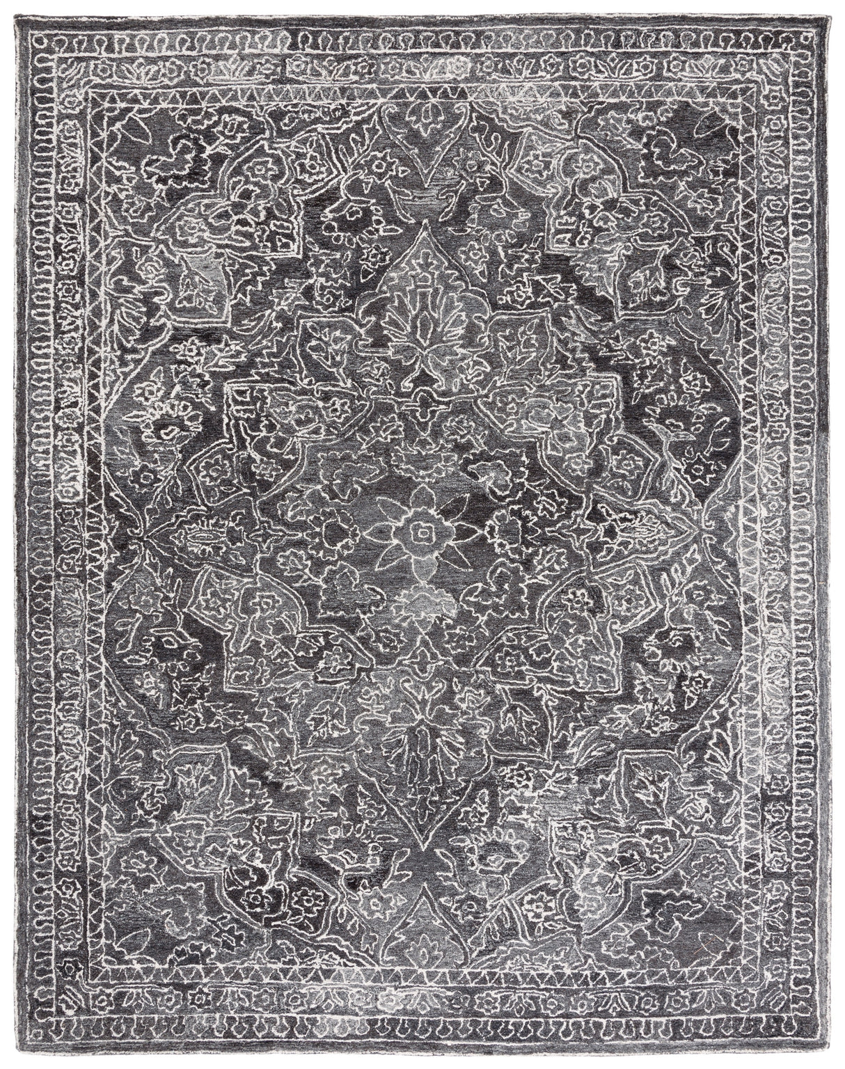 Safavieh Marquee Mrq117Z Black/Ivory Rugs.