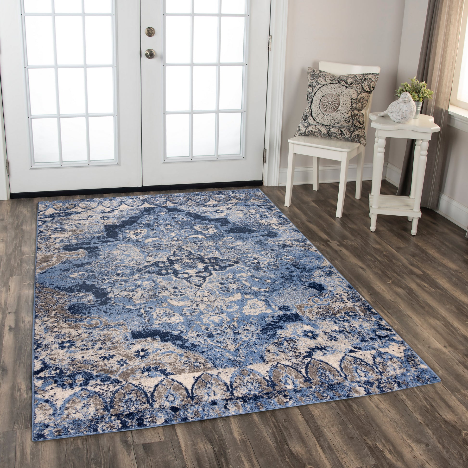 Rizzy Marquise Mrq846 Blue Area Rug