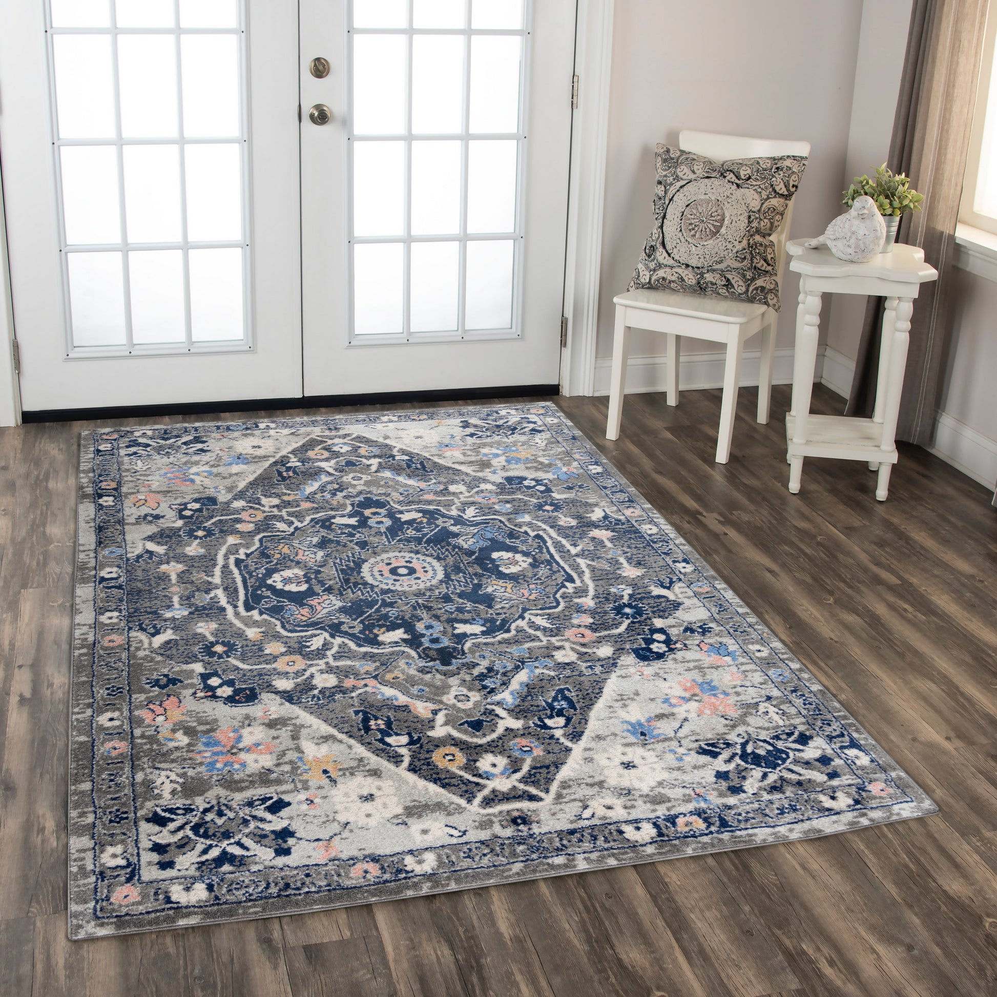 Rizzy Marquise Mrq849 D. Gray Area Rug