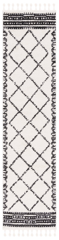 Safavieh Moroccan Tassel Mrt103A Ivory/Black Area Rug