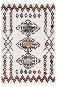 Safavieh Moroccan Tassel Mrt105A Ivory/Orange Area Rug