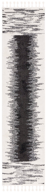 Safavieh Moroccan Tassel Mrt107A Ivory/Black Rug.