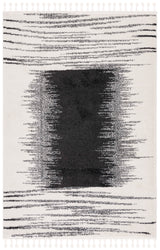 Safavieh Moroccan Tassel Mrt107A Ivory/Black Rug.