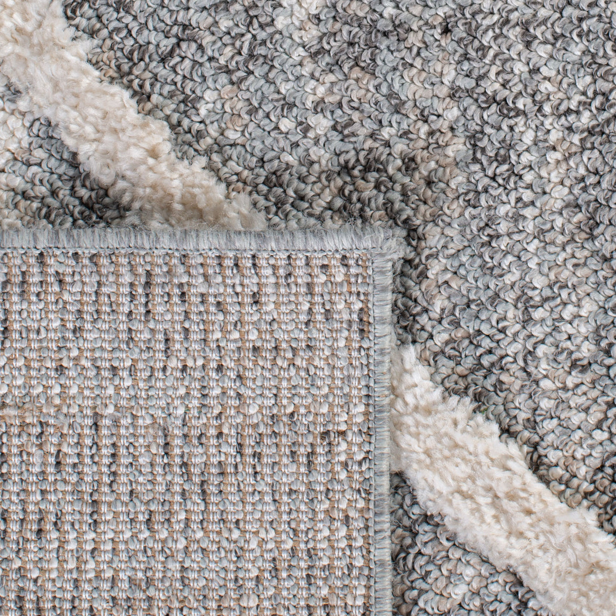 Safavieh Martha Stewart Msr0720A White/Light Grey Rugs.