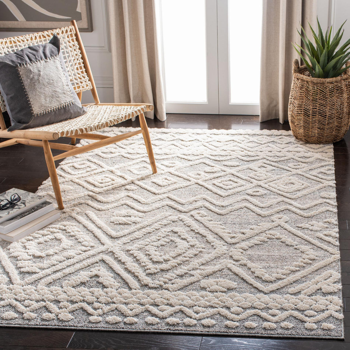 Safavieh Martha Stewart Msr0788B Beige/White Rugs.
