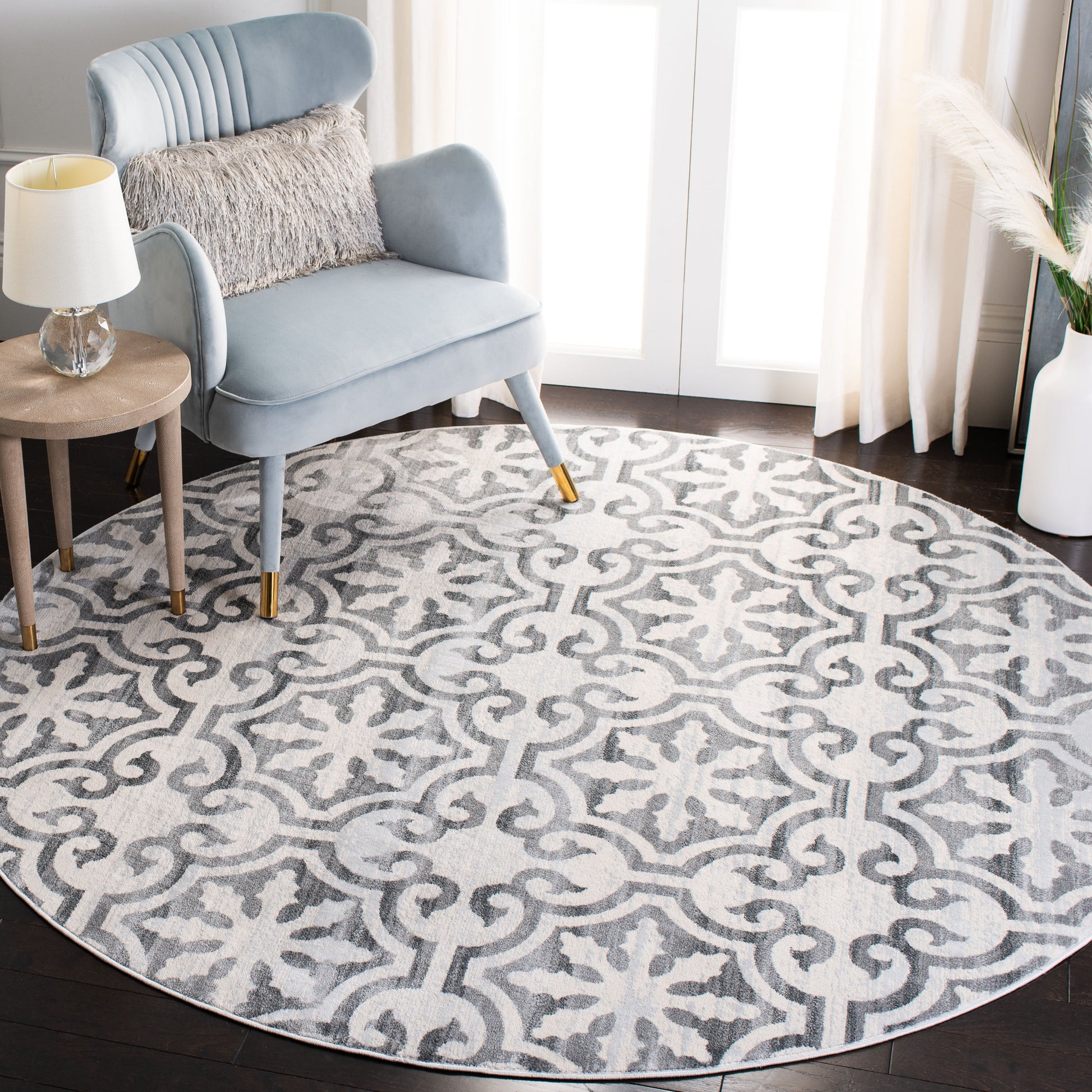 Safavieh Martha Stewart Msr0956F Grey/Ivory Area Rug