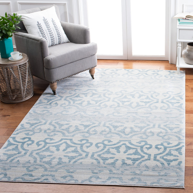 Safavieh Martha Stewart Msr0956K Turquoise/Ivory Area Rug