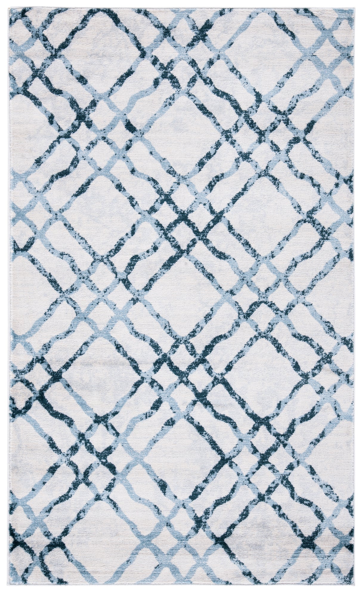 Safavieh Martha Stewart Msr0957A Ivory/Turquoise Rugs.