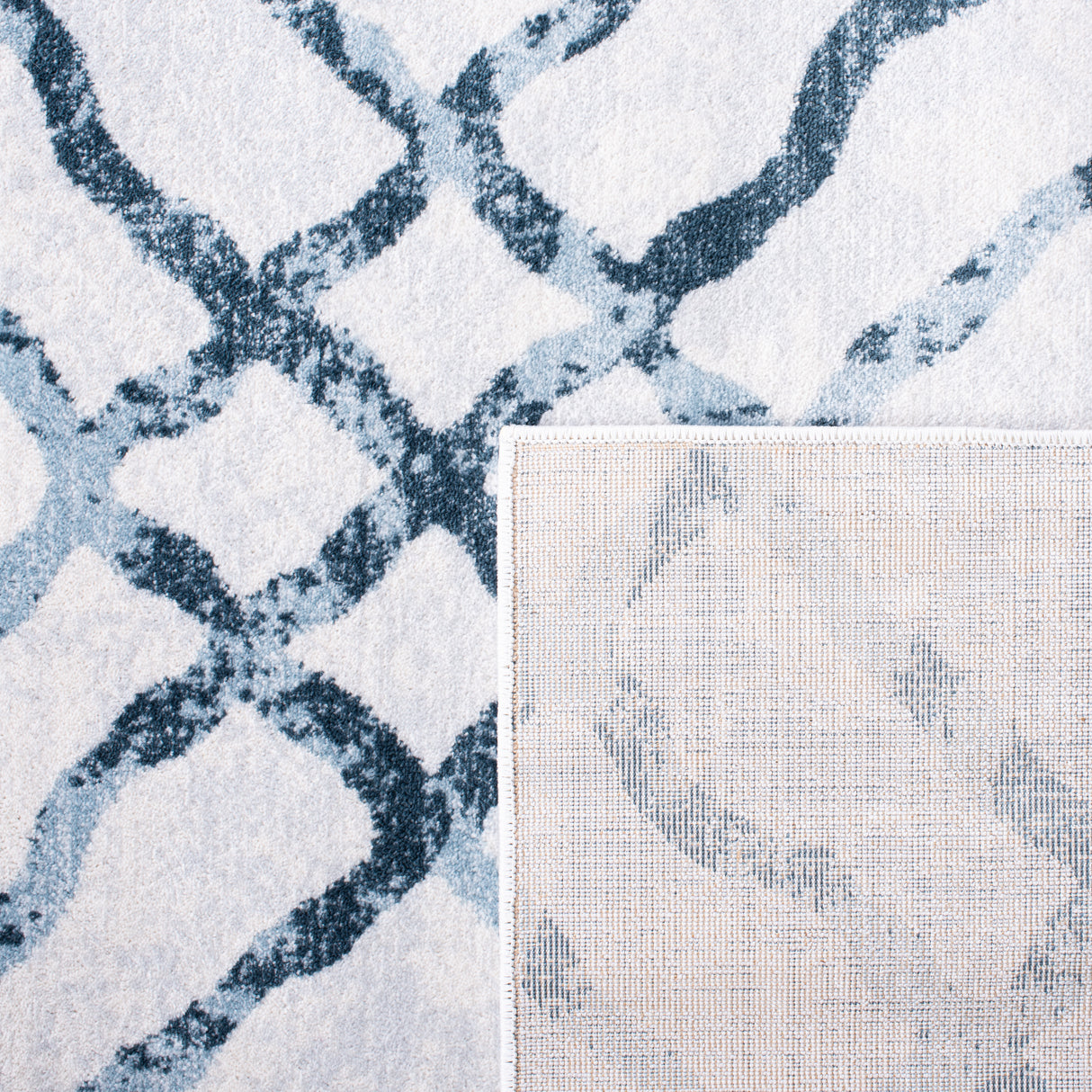 Safavieh Martha Stewart Msr0957A Ivory/Turquoise Rugs.