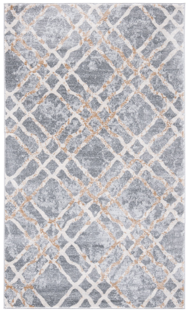 Safavieh Martha Stewart Msr0957G Silver/Ivory Area Rug