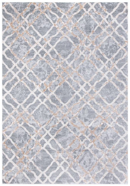 Safavieh Martha Stewart Msr0957G Silver/Ivory Area Rug