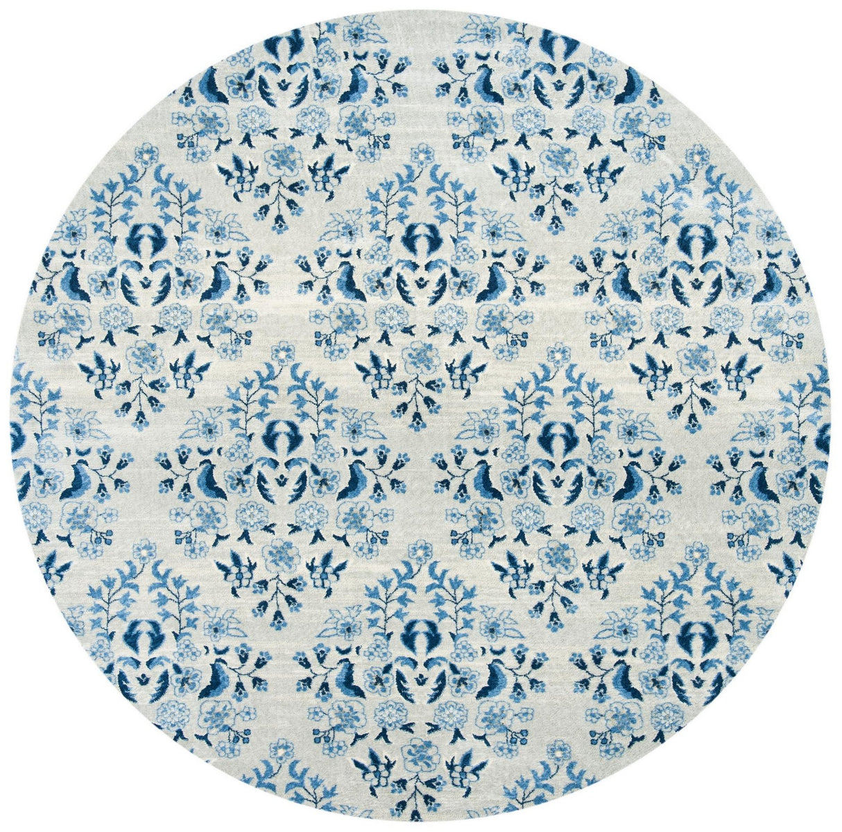 Safavieh Martha Stewart Msr2856D Cream/Blue Rug.