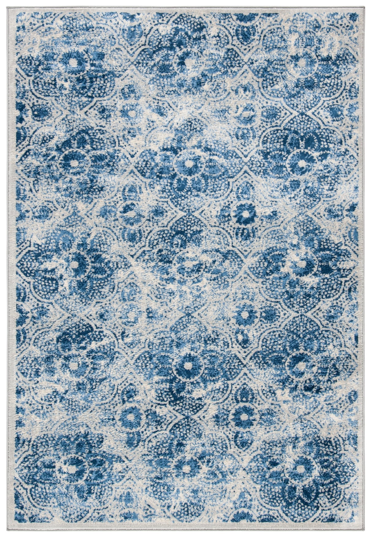 Safavieh Martha Stewart Msr2862D Cream/Blue Rug.