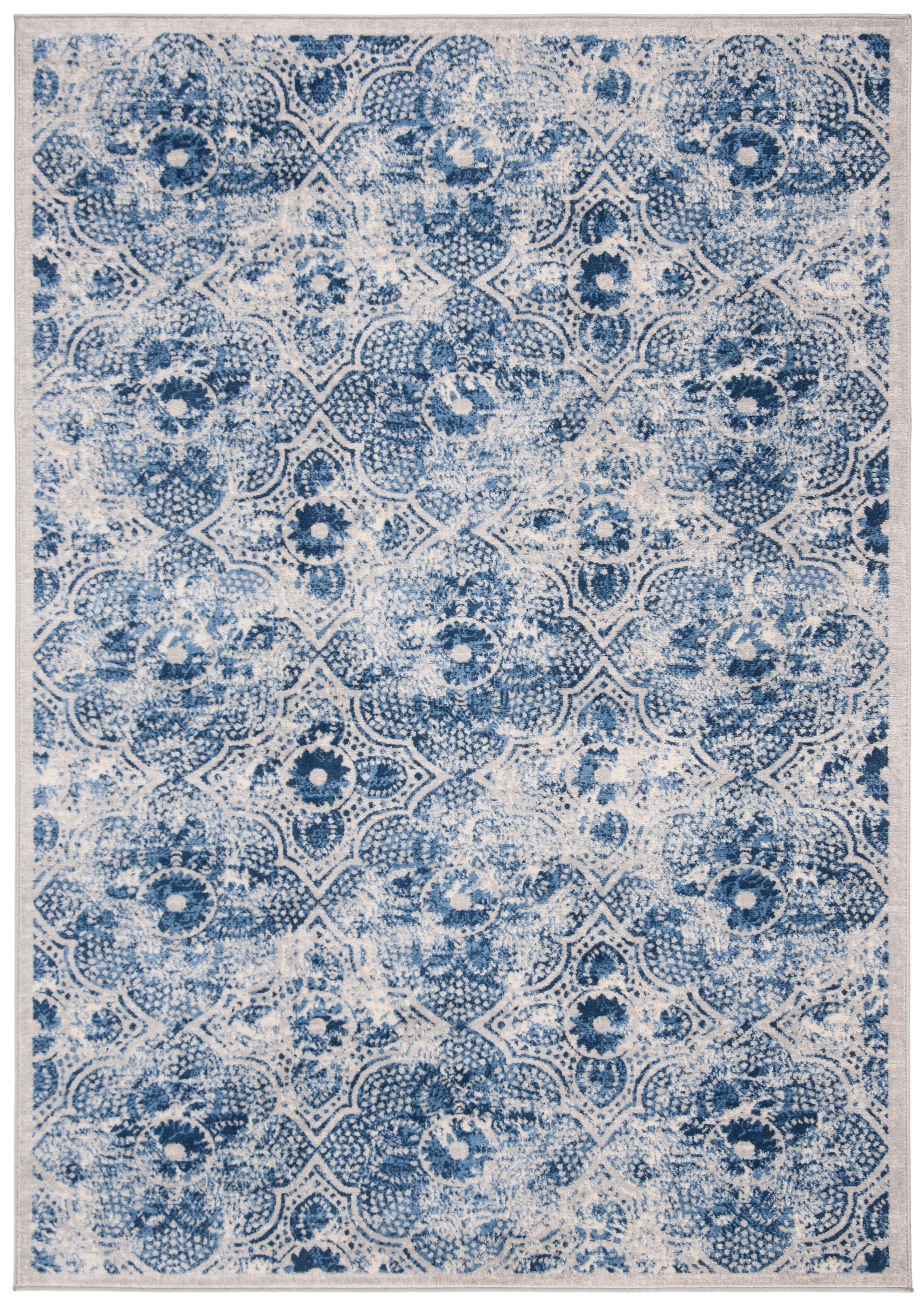 Safavieh Martha Stewart Msr2862D Cream/Blue Area Rug