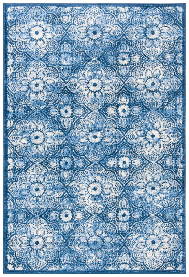 Safavieh Martha Stewart Msr2862N Navy/Creme Area Rug