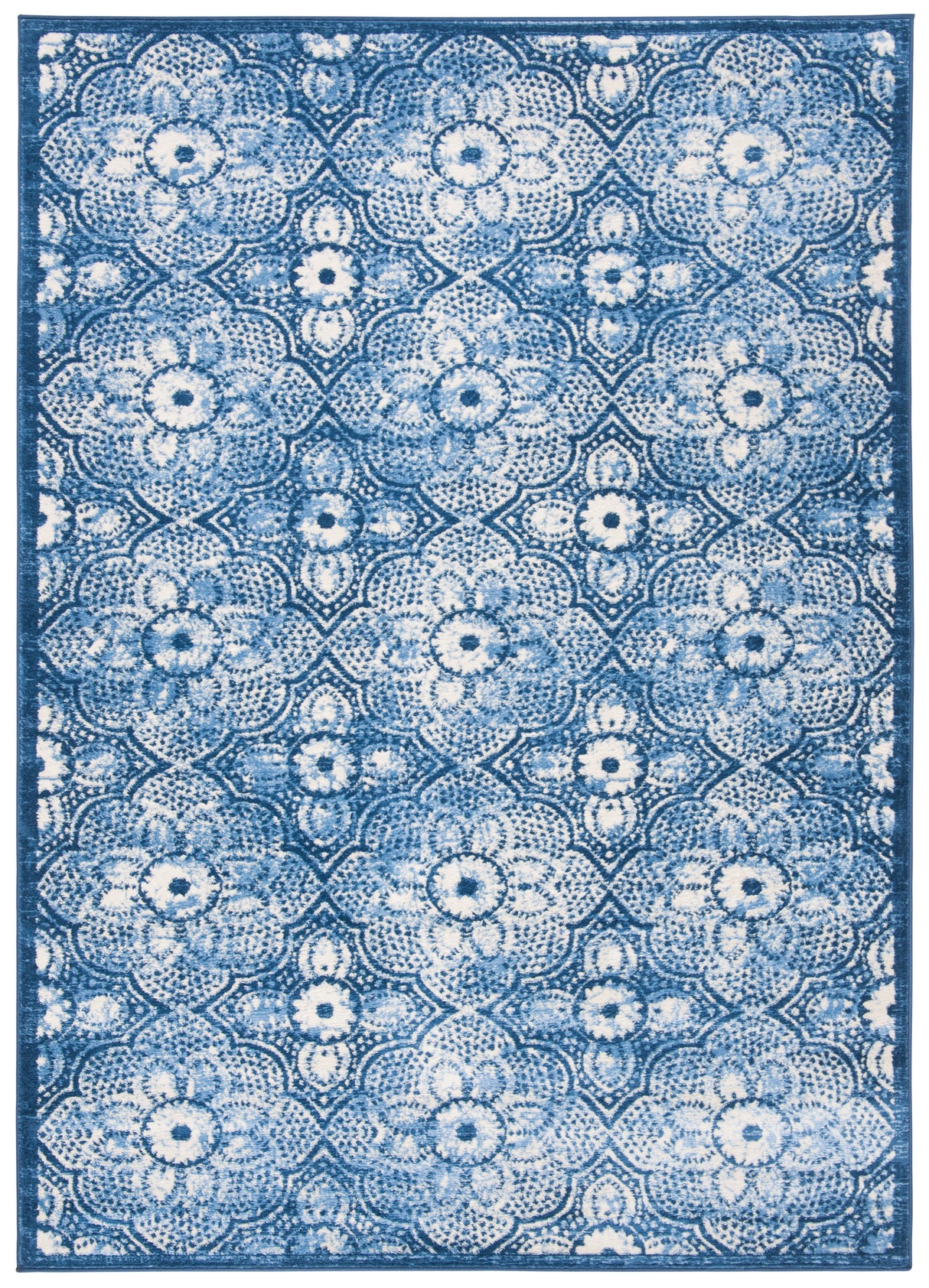 Safavieh Martha Stewart Msr2862N Navy/Creme Rug.