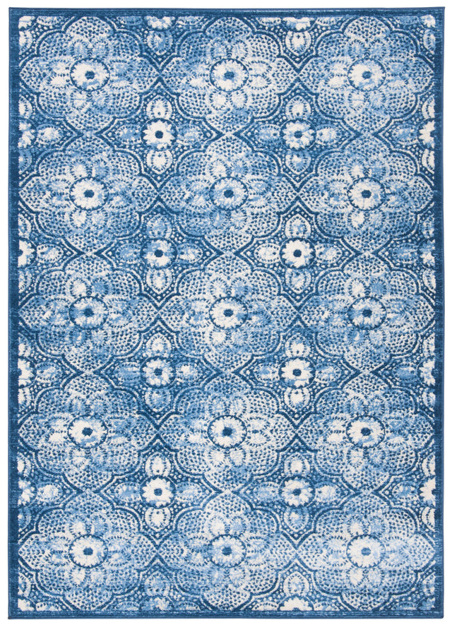 Safavieh Martha Stewart Msr2862N Navy/Creme Area Rug