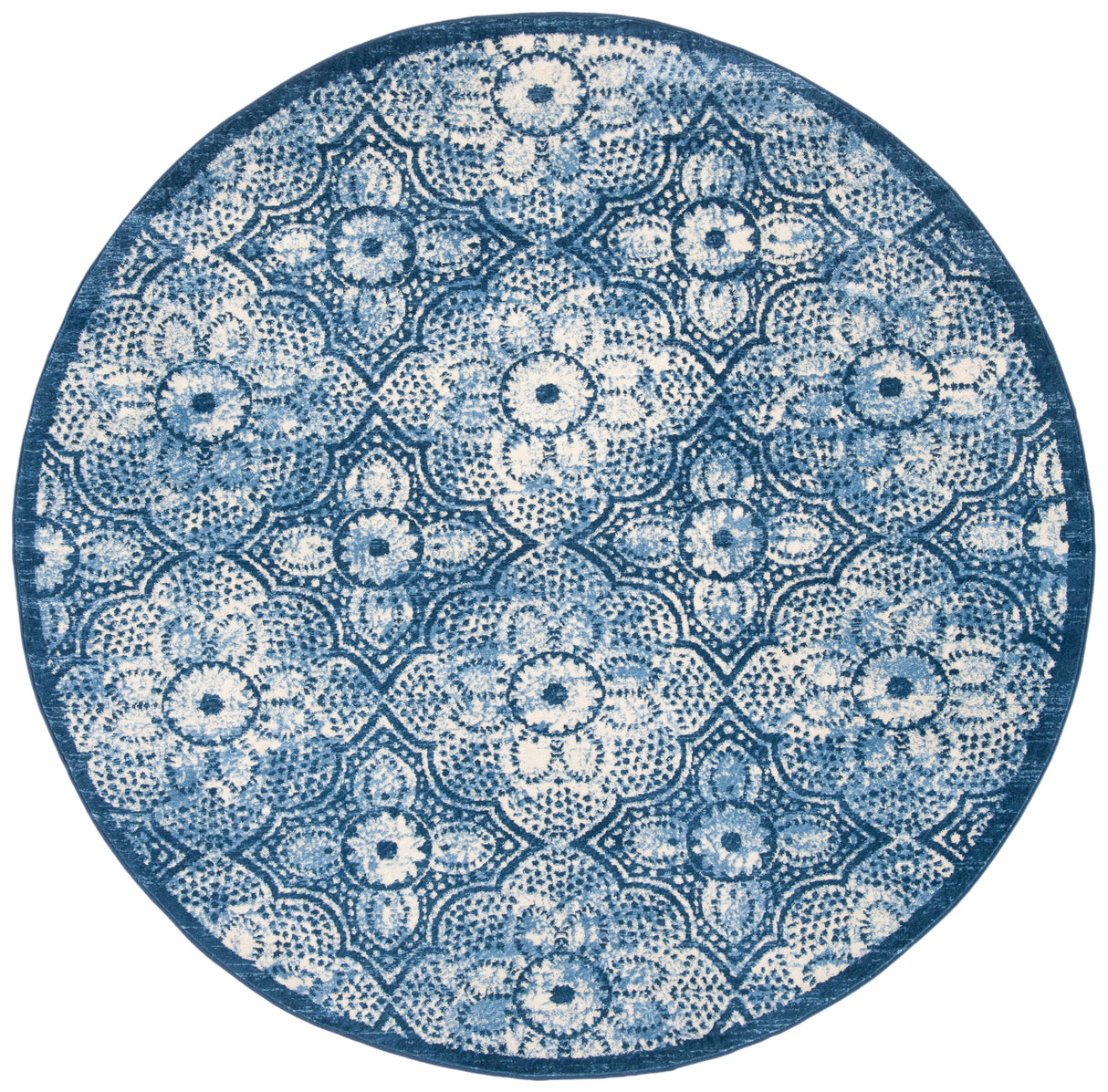 Safavieh Martha Stewart Msr2862N Navy/Creme Rug.