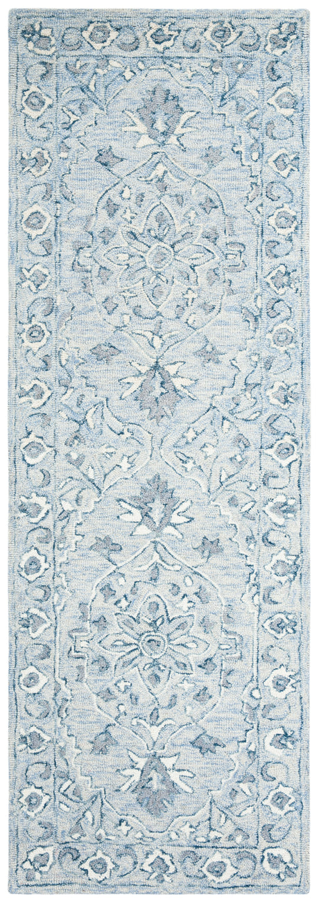 Safavieh Martha Stewart Msr3370M Light Blue/Ivory Area Rug