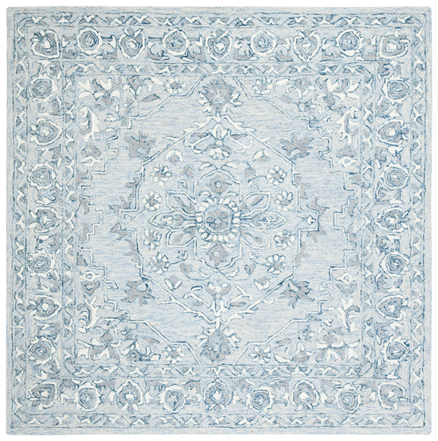 Safavieh Martha Stewart Msr3370M Light Blue/Ivory Area Rug