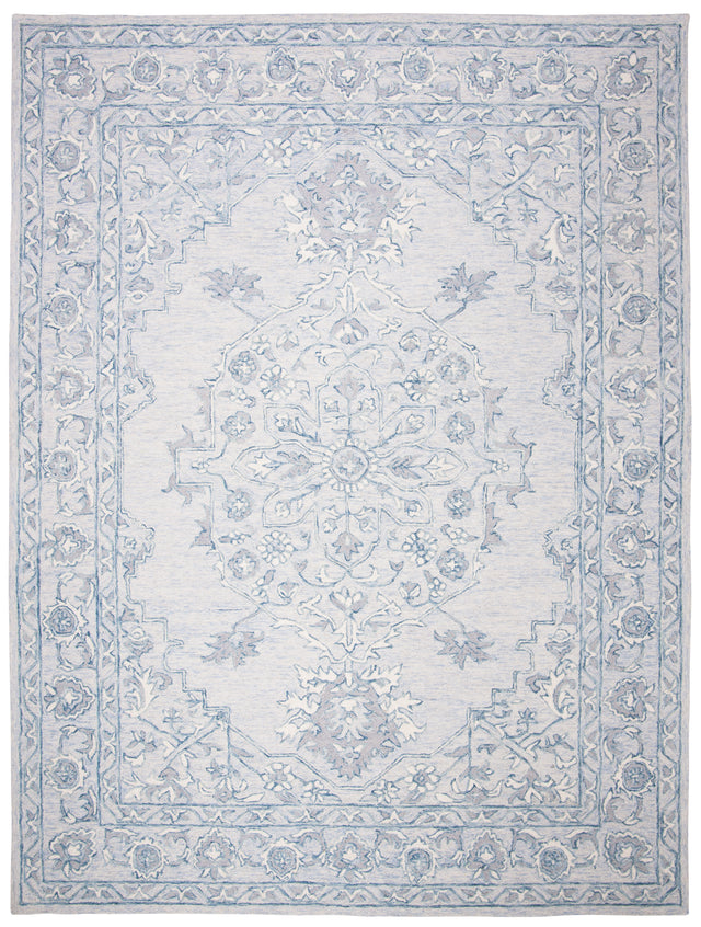 Safavieh Martha Stewart Msr3370M Light Blue/Ivory Area Rug