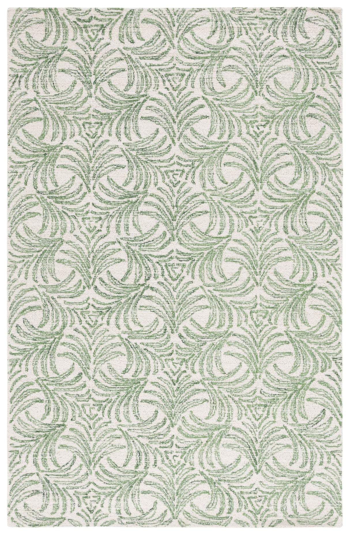 Safavieh Martha Stewart Msr3528Y Ivory/Green Rug.