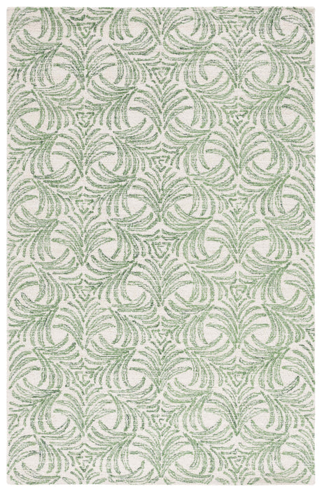 Safavieh Martha Stewart Msr3528Y Ivory/Green Rug.